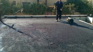 اجرای قیرگونی آسفالت پشت بام