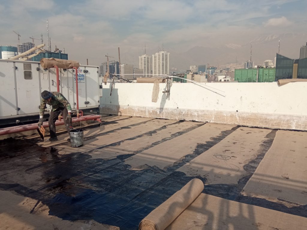 قیمت نصب قیرگونی دولایه